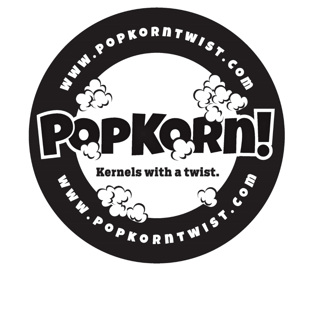 PopKorn Branded Circle Label