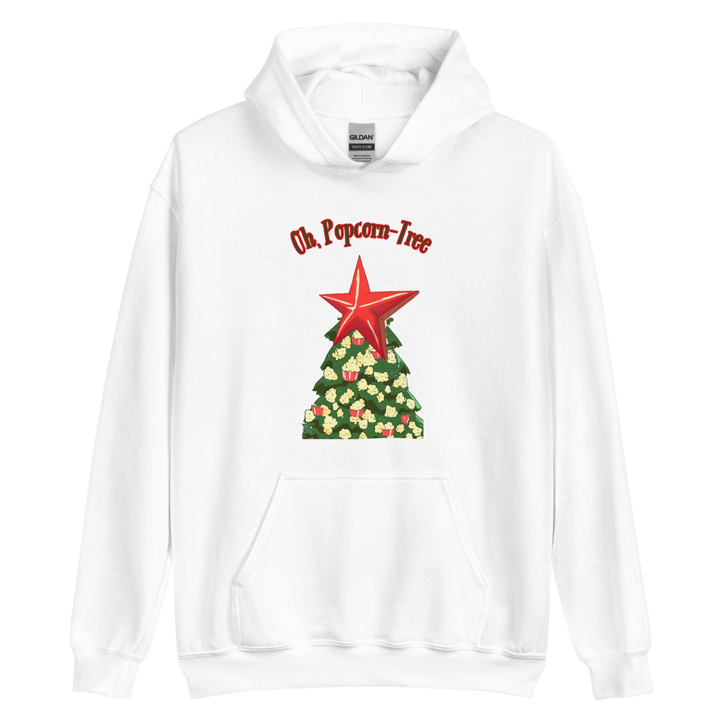 Oh Popcorn Tree - Red Star - Hoodie