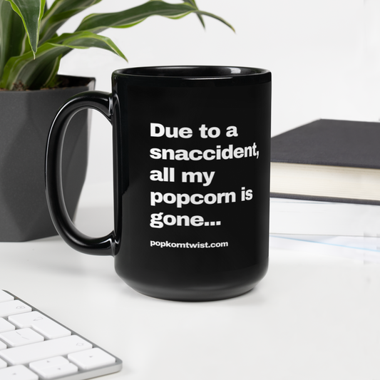 Black Glossy Mug - Snaccident