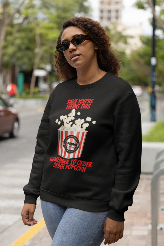 Eco sweatshirt - Order popcorn