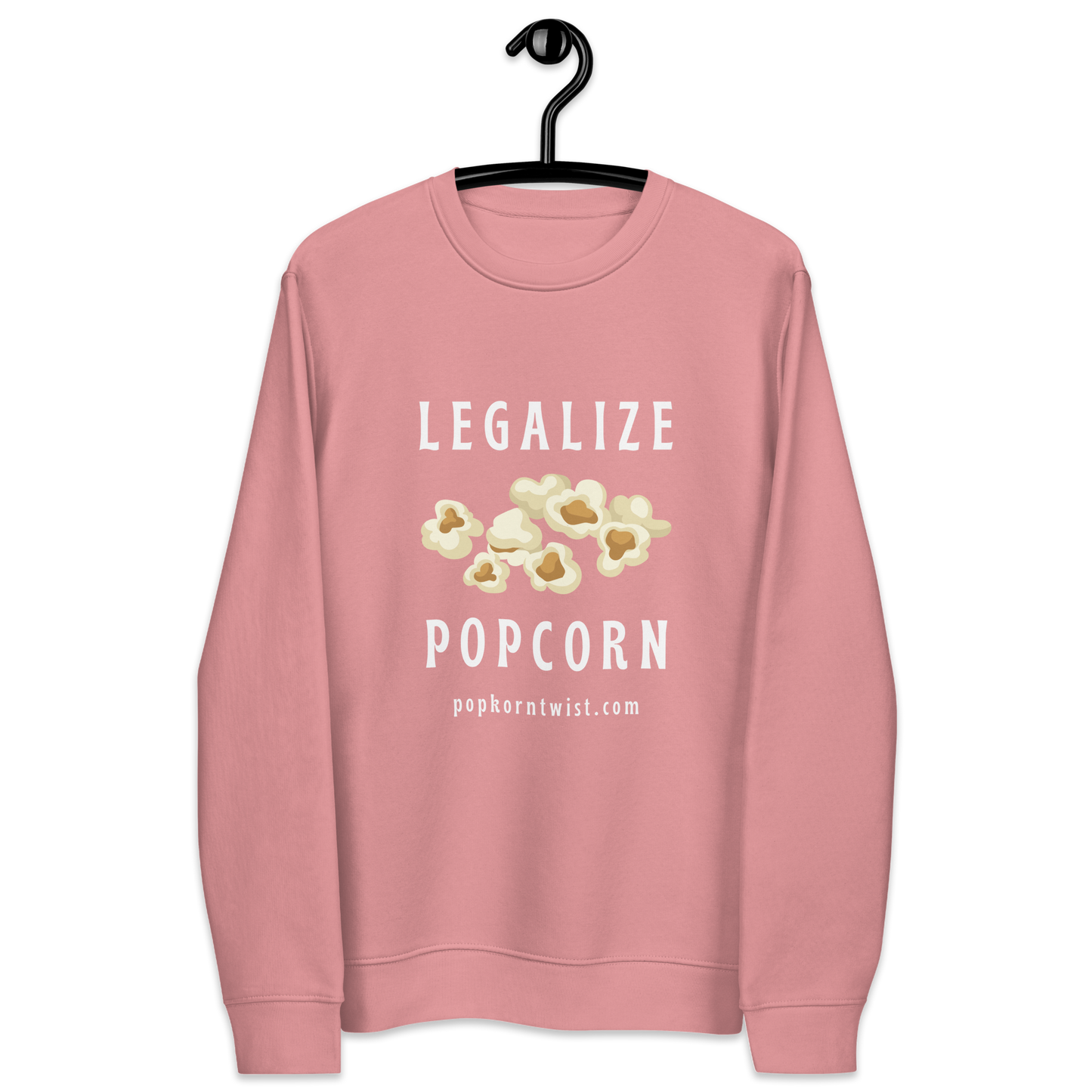 Eco sweatshirt - Legalize Popcorn