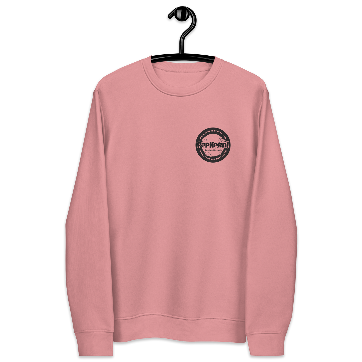 Eco sweatshirt - Branded PopKorn Logo (small logo size)