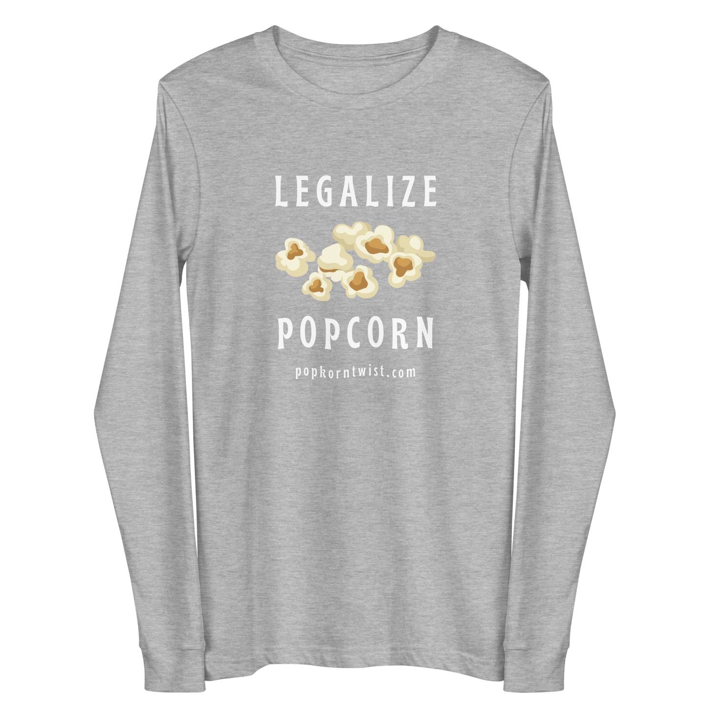 Long Sleeve Tee - Legalize Popcorn