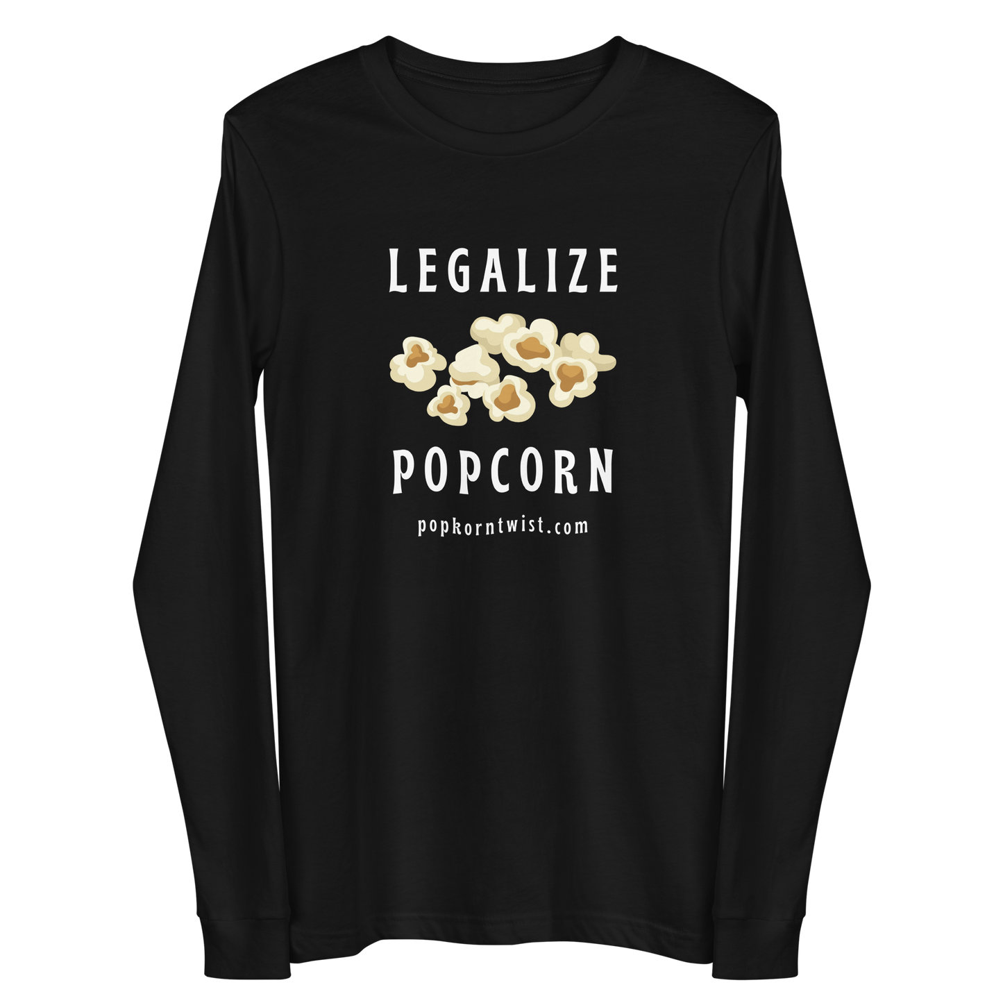 Long Sleeve Tee - Legalize Popcorn