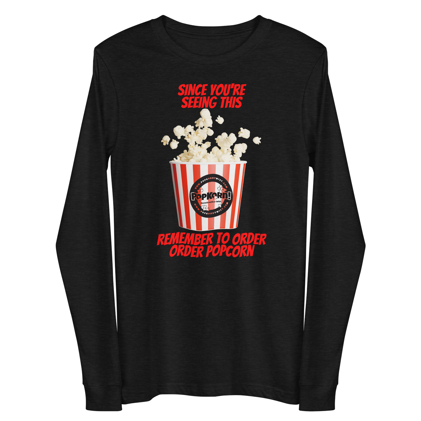 Long Sleeve Tee - Order Popcorn