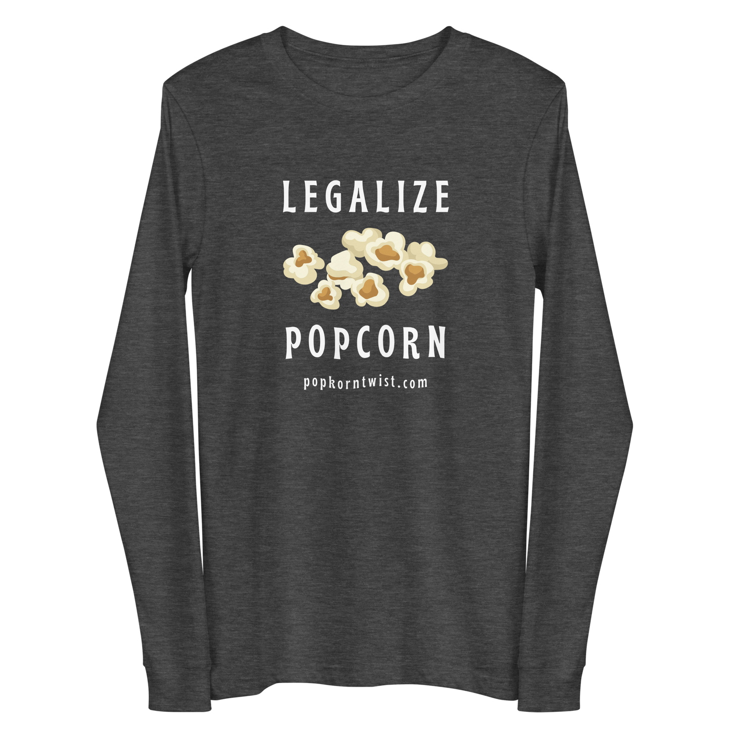 Long Sleeve Tee - Legalize Popcorn