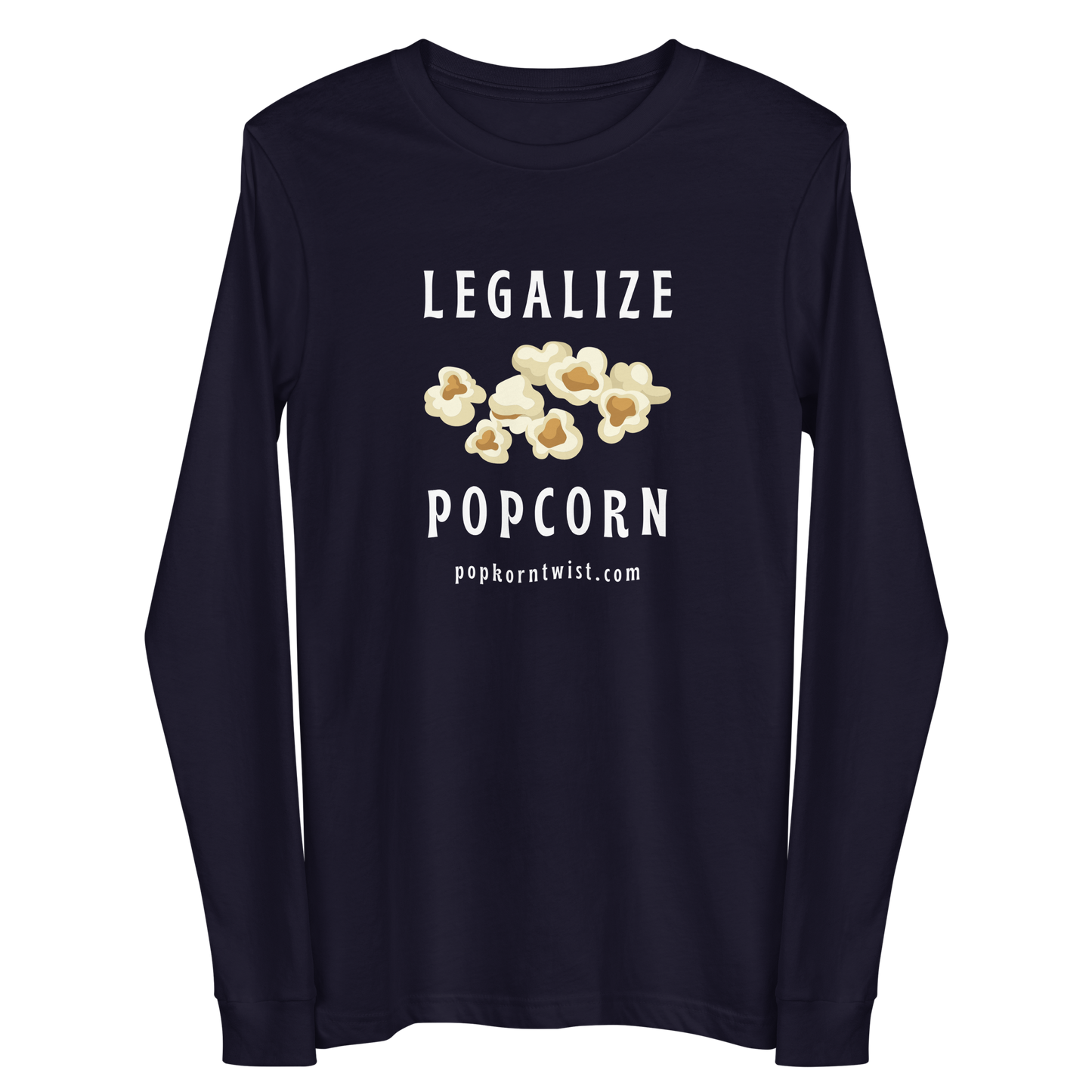 Long Sleeve Tee - Legalize Popcorn