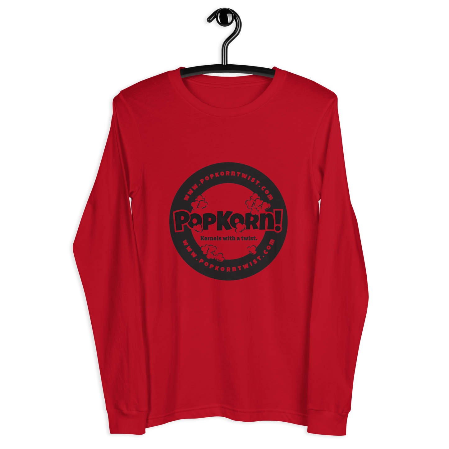 Long Sleeve Tee - Branded PopKorn Logo
