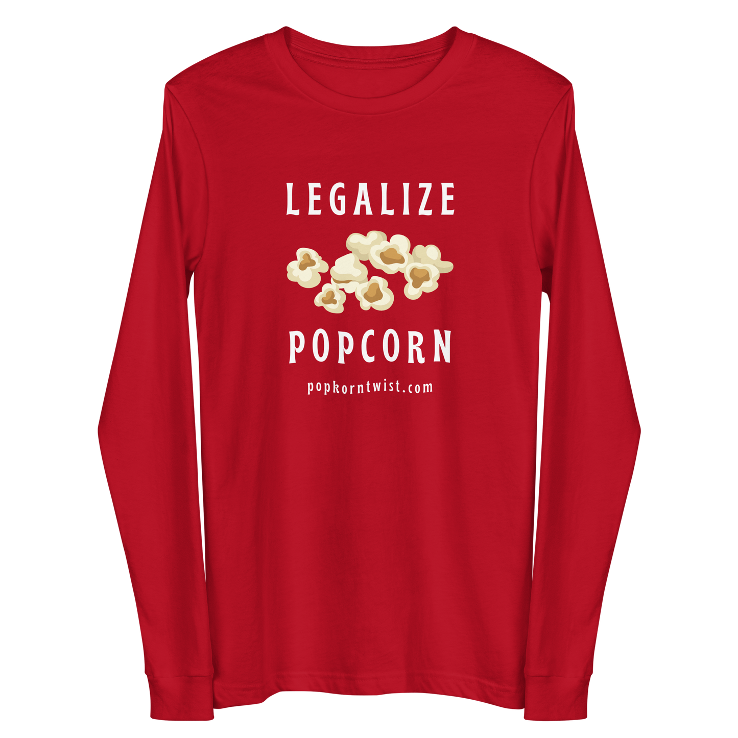 Long Sleeve Tee - Legalize Popcorn