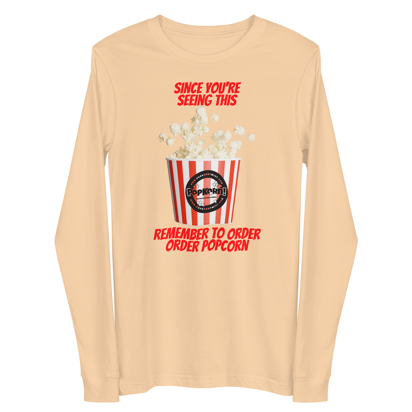 Long Sleeve Tee - Order Popcorn
