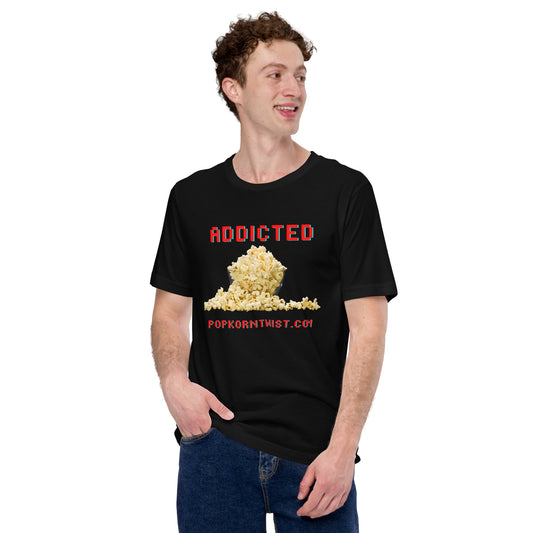 T-shirt - Addicted (to popcorn)