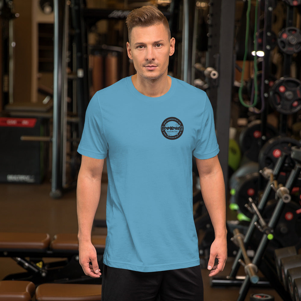 T-Shirt - Branded PopKorn Logo (small logo size)