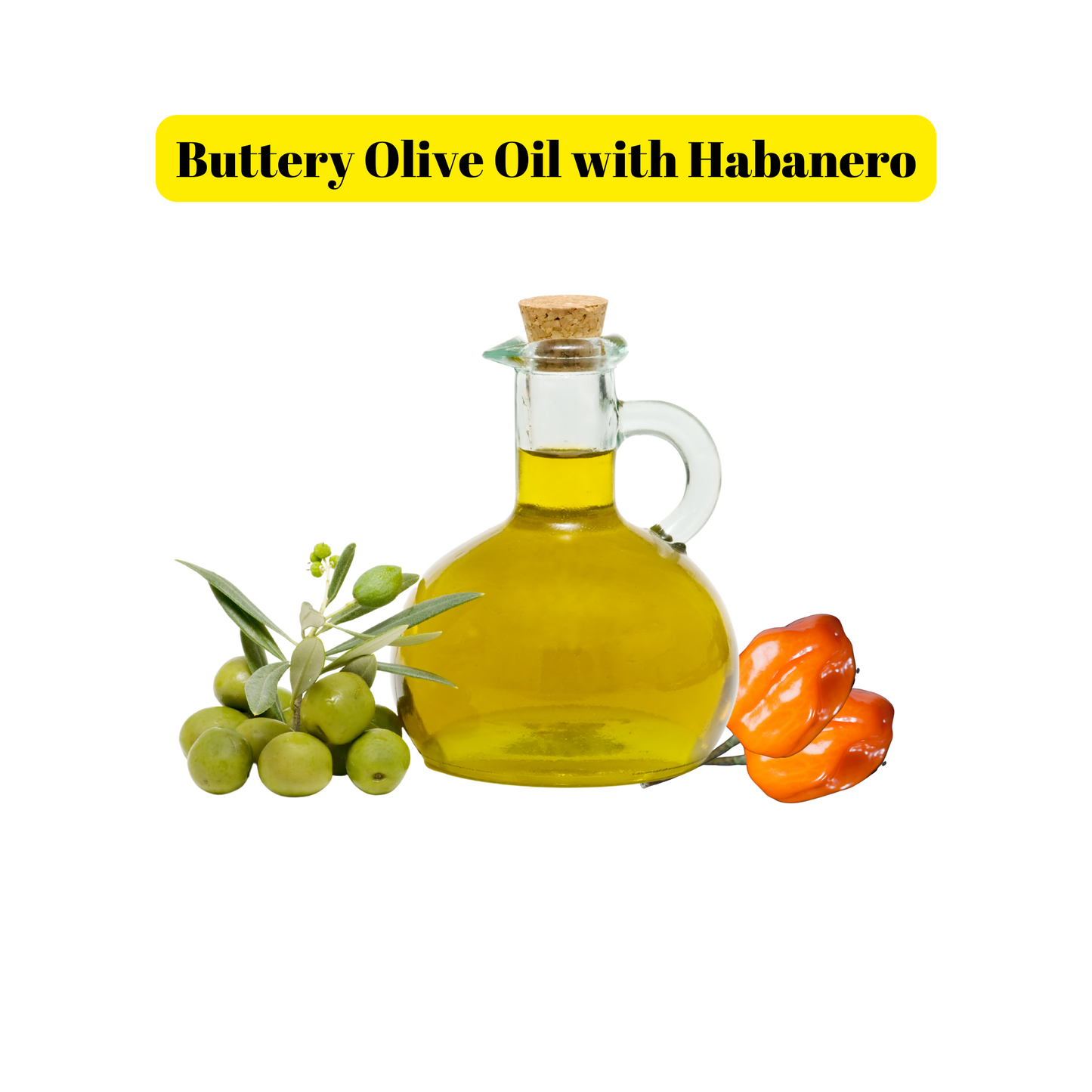 Buttery Olive Oil with Habanero Salt