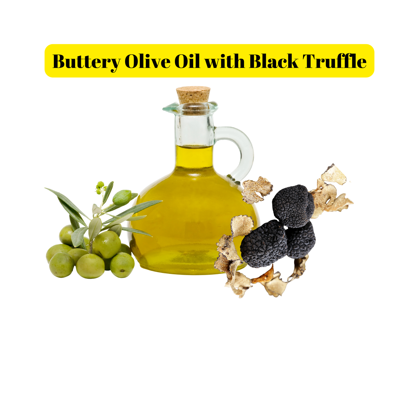Buttery Olive Oil with Black Truffle Salt