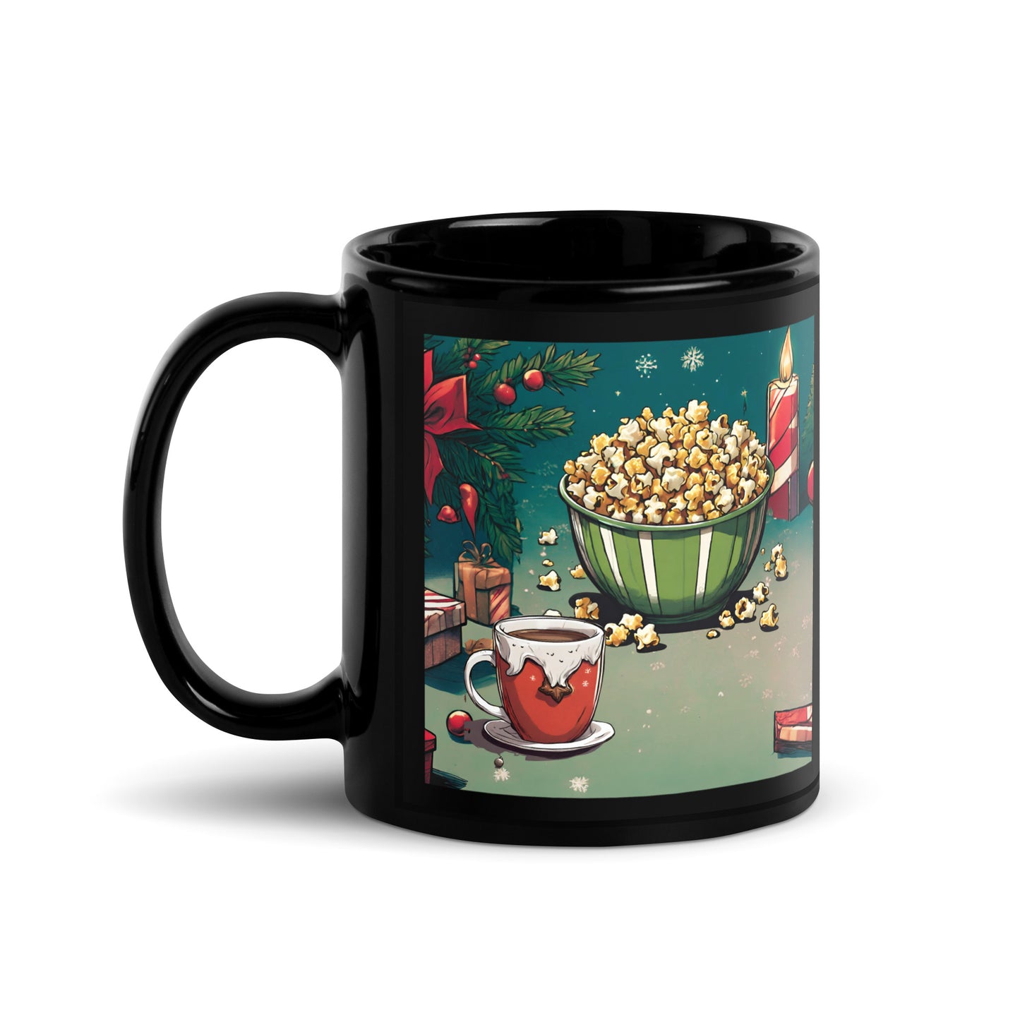 'Tis the Season - Black Glossy Mug