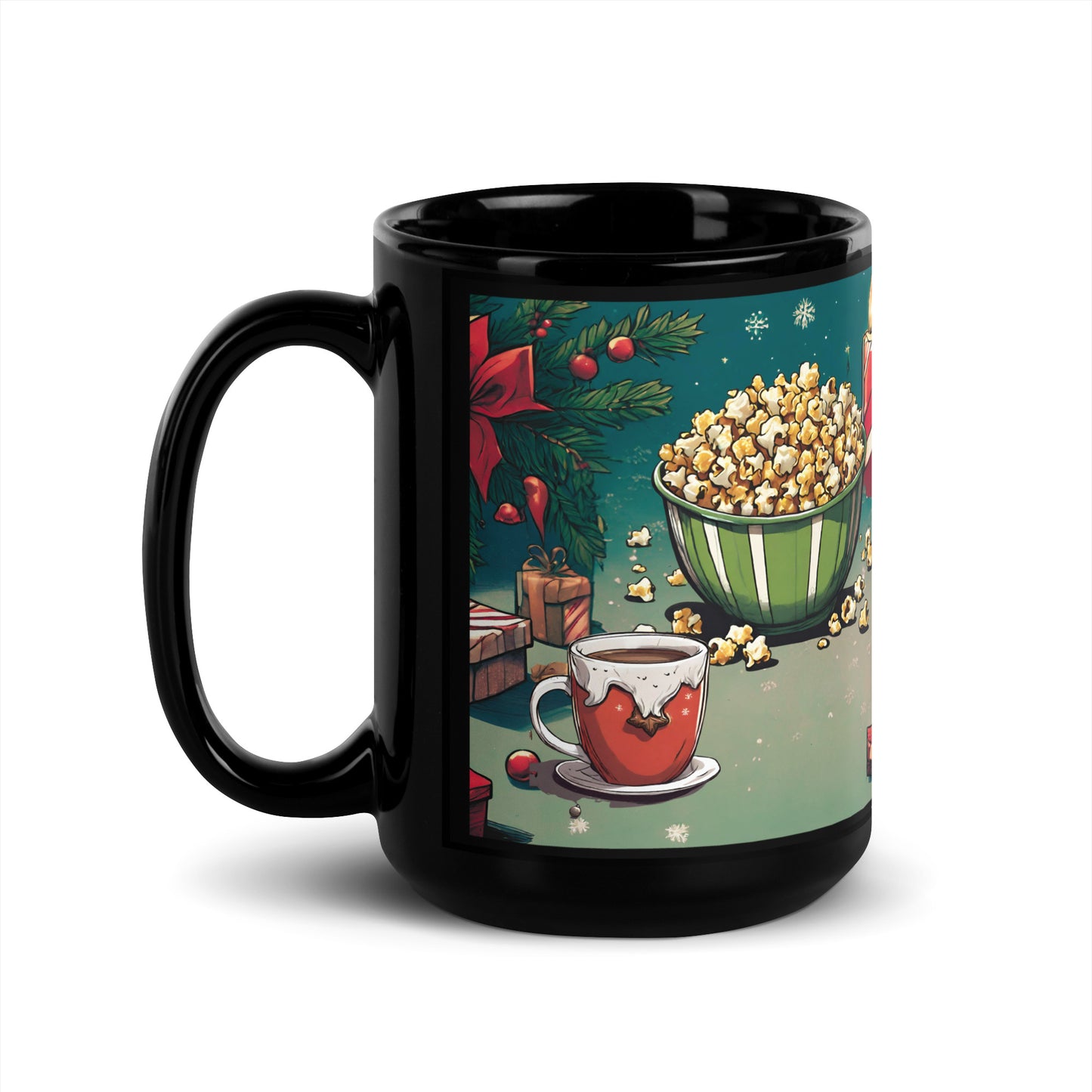 'Tis the Season - Black Glossy Mug