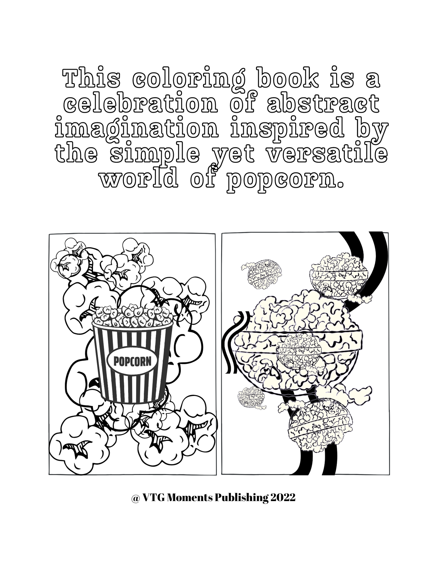 Poppin' Colors: An Abstract Popcorn Coloring Journey – PopKornTwist