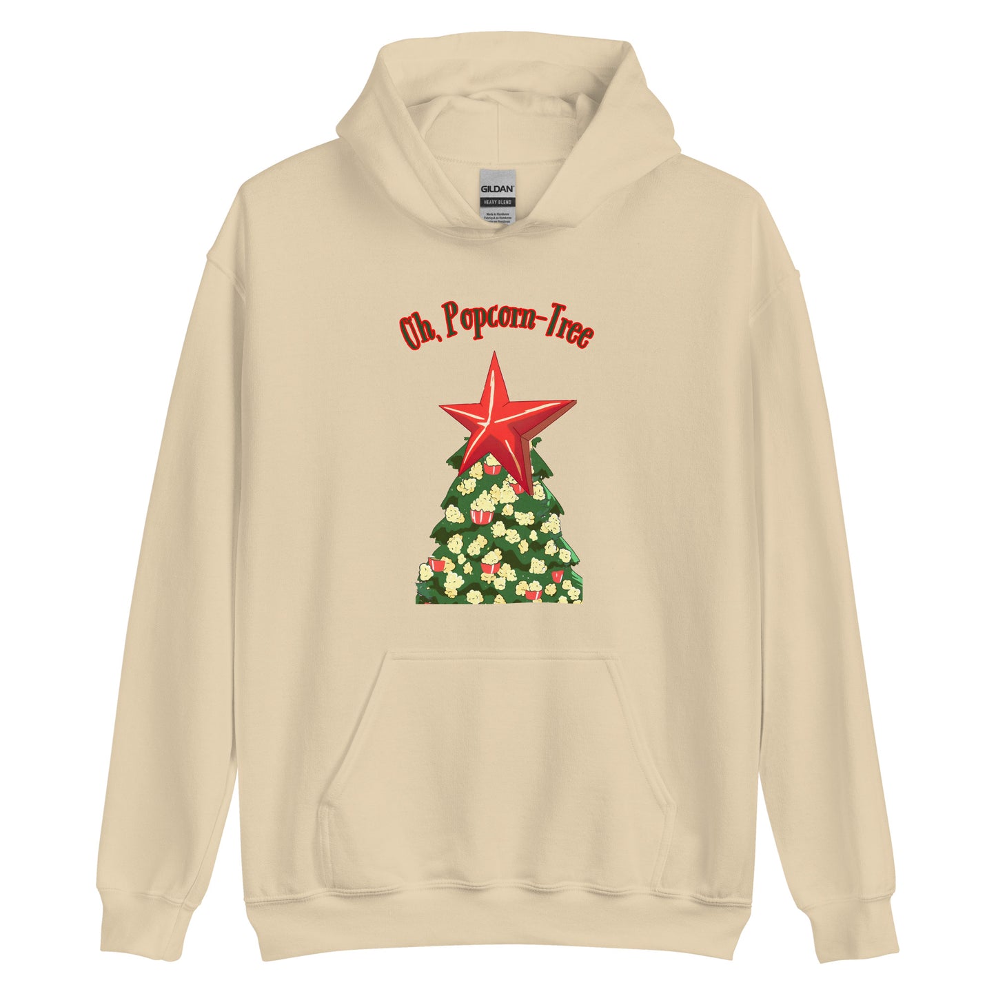 Oh Popcorn Tree - Red Star - Hoodie