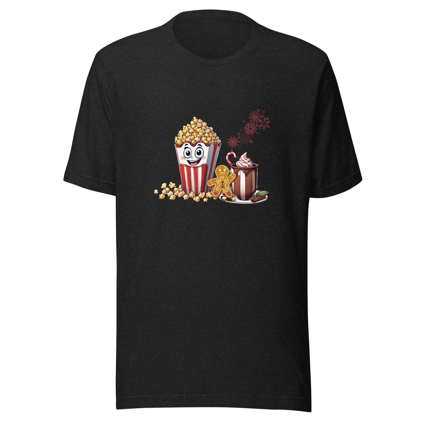 Popcorn, Cocoa, and Gingerbread - Unisex t-shirt