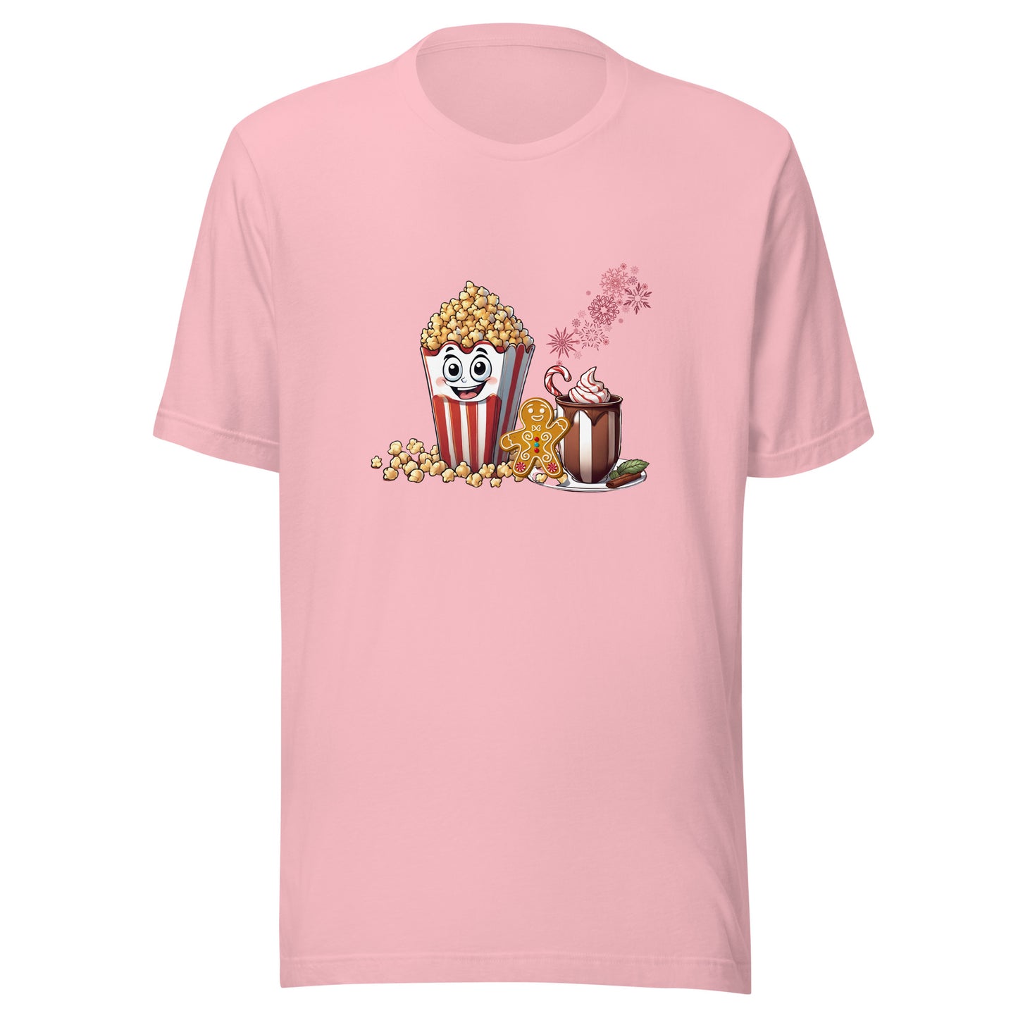 Popcorn, Cocoa, and Gingerbread - Unisex t-shirt