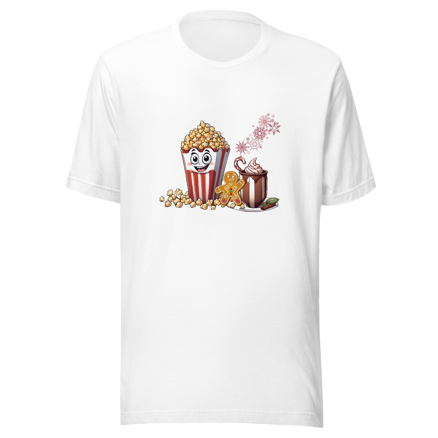 Popcorn, Cocoa, and Gingerbread - Unisex t-shirt