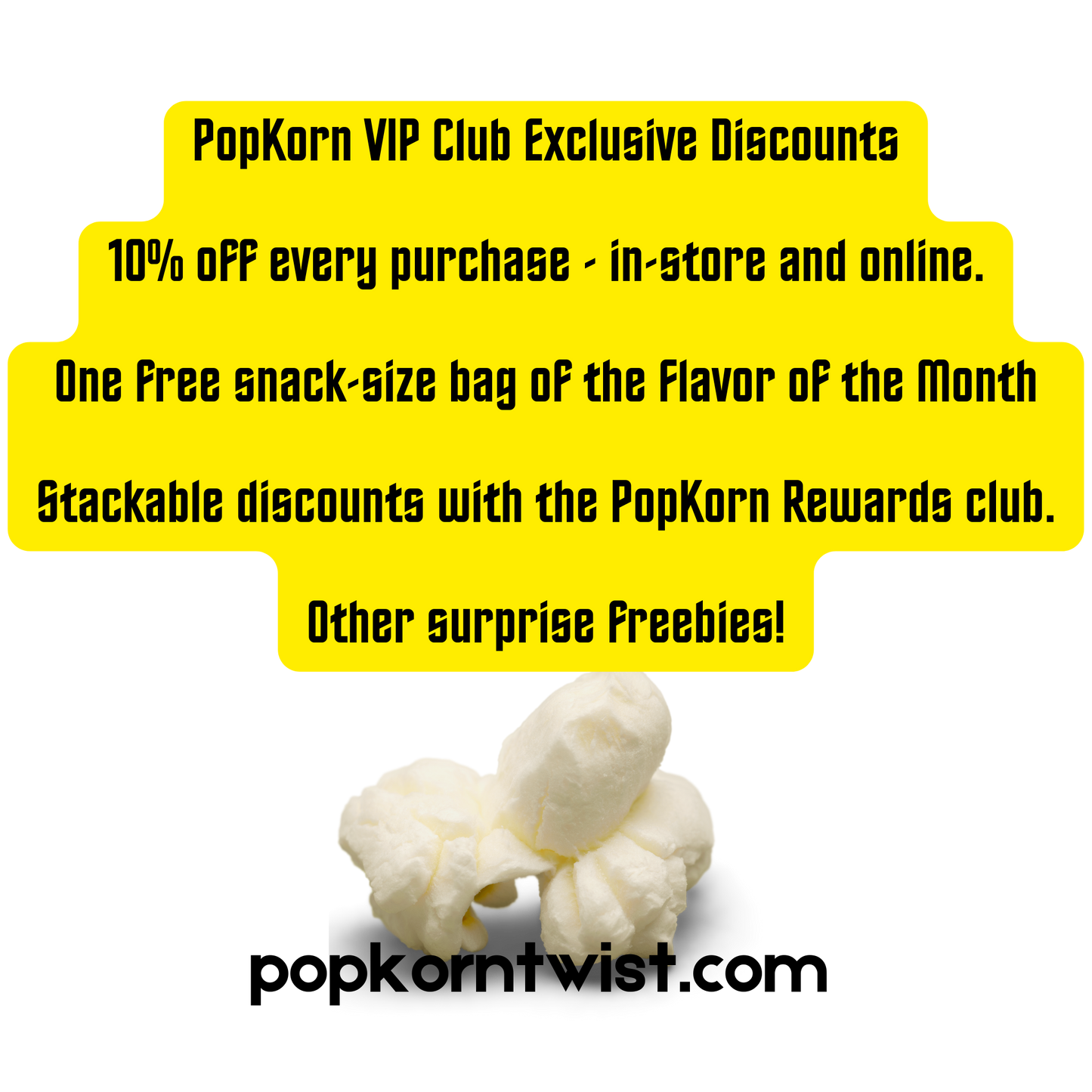 VIP PopKorn Club - save big $$$