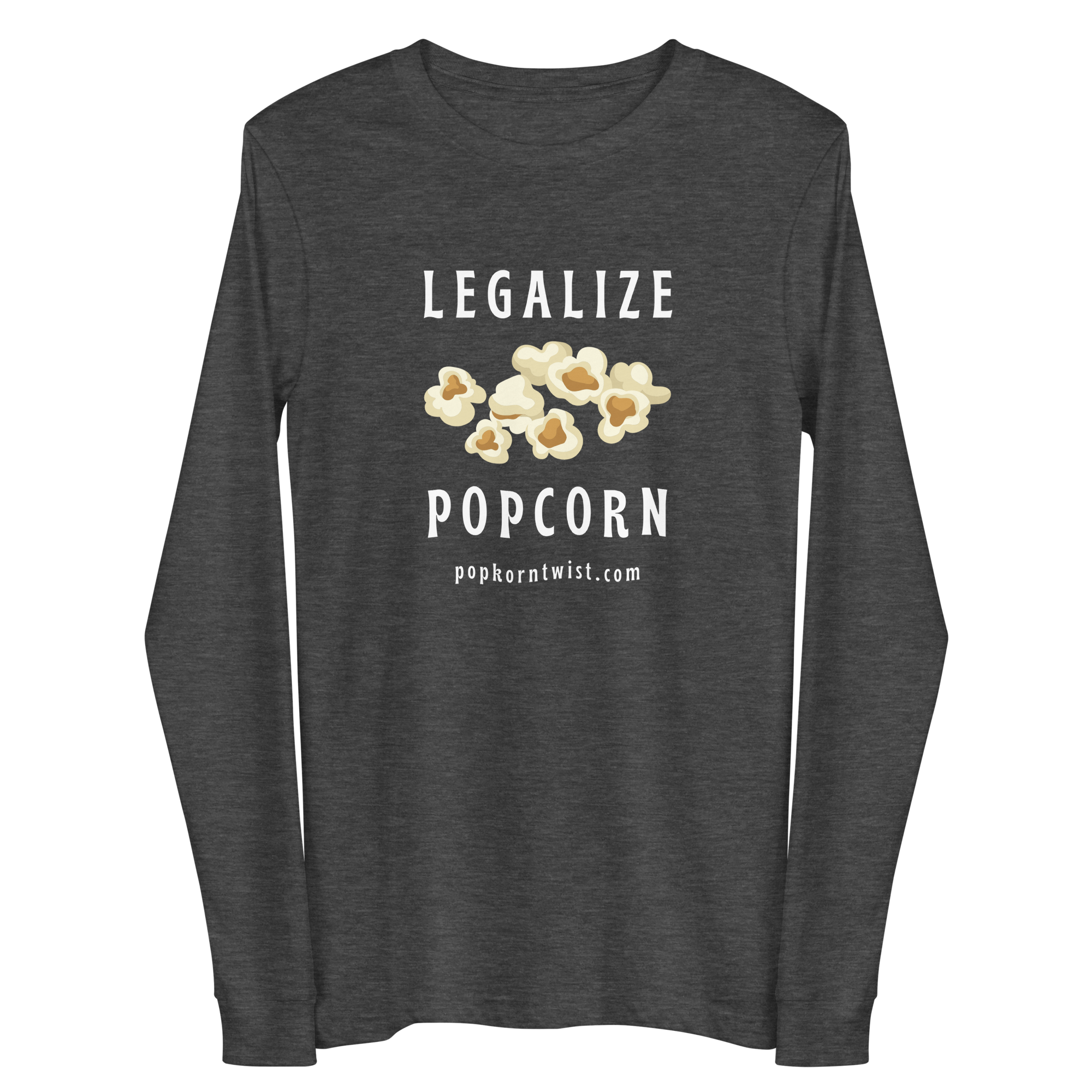 Long Sleeve Tee - Legalize Popcorn