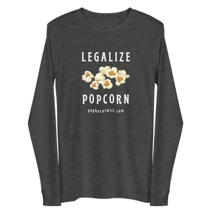 Long Sleeve Tee - Legalize Popcorn